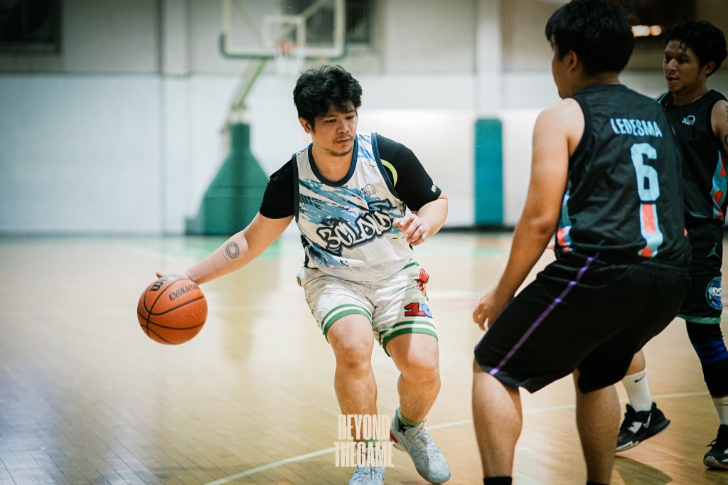 Lloyd Miguel playing basketball for 3Cloud in Beyond The Game league